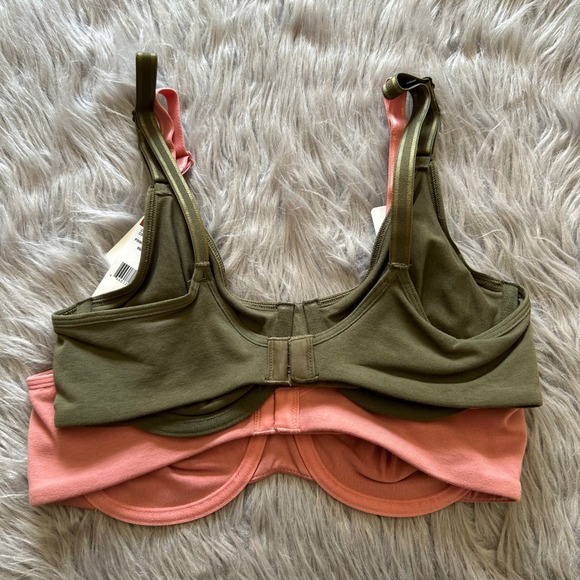 Fruit‎ Of The Loom Unlined Bra Womens Size Medium Two Pack Bras Underwire NEW - Picture 3 of 5